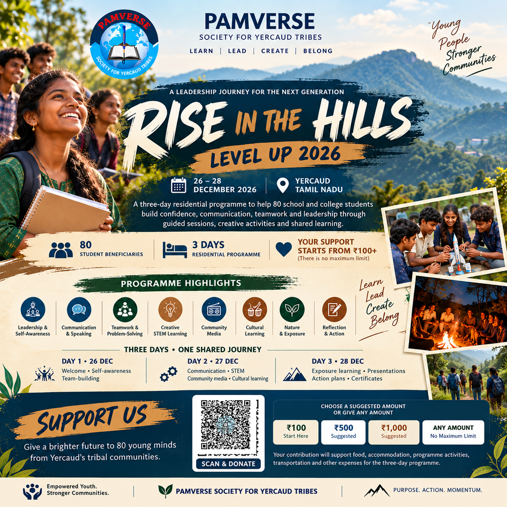 pamverse level up 2026 event poster exact qr